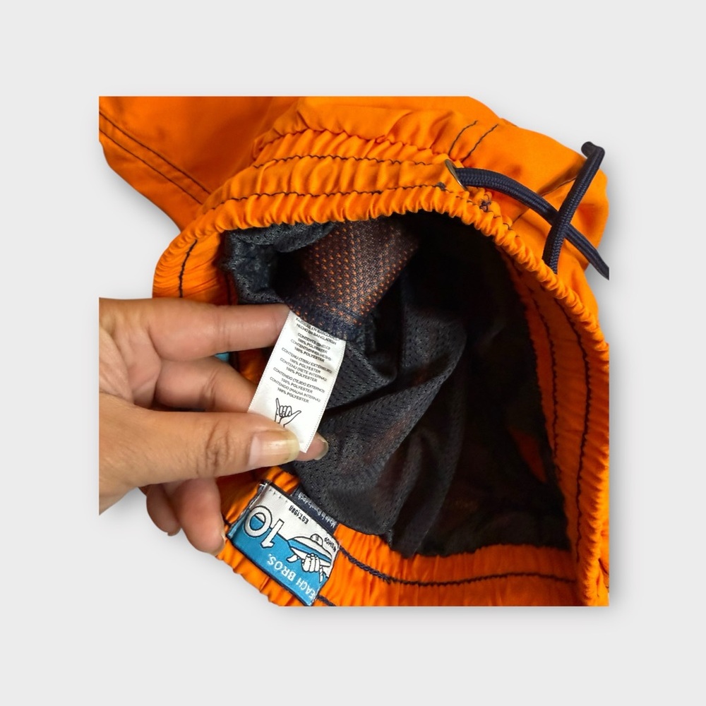 Beach Bros. Orange Swim Trunks - Picture 4 of 5